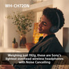 Sony WH-CH720N Wireless Noise Cancelling Over-Ear Bluetooth Headphones - Black