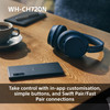 Sony WH-CH720N Wireless Noise Cancelling Over-Ear Bluetooth Headphones - Black