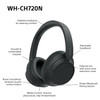 Sony WH-CH720N Wireless Noise Cancelling Over-Ear Bluetooth Headphones - Black