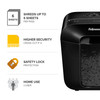 Fellowes Powershred LX25 Cross Cut Paper Shredder DIN P-4 Home Office 11.5L Bin