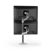 Ergotron LX Dual Stacking Monitor Arm Tall Pole Desk Mount for 2 Screens to 40"