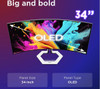 Lenovo Legion Pro 34" Curved OLED Gaming Monitor 240Hz 0.03ms WQHD HDR USB-C KVM