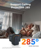 TCL C1 Smart Projector Full HD 1080p Portable Home Cinema Google TV Netflix 120"