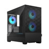 Fractal Design Pop Mini Air RGB Micro ATX PC Gaming Case Black Tempered Glass