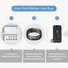 RingConn Gen 1 Smart Ring Size 12 Midnight Black Fitness Sleep Tracker Titanium