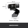 Logitech Pro Stream HD Webcam 1080p 60fps USB Camera Mic for PC Laptop Gaming