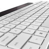 Lenovo 800 Wireless Bluetooth Keyboard Self-Charging Solar Light White UK Layout