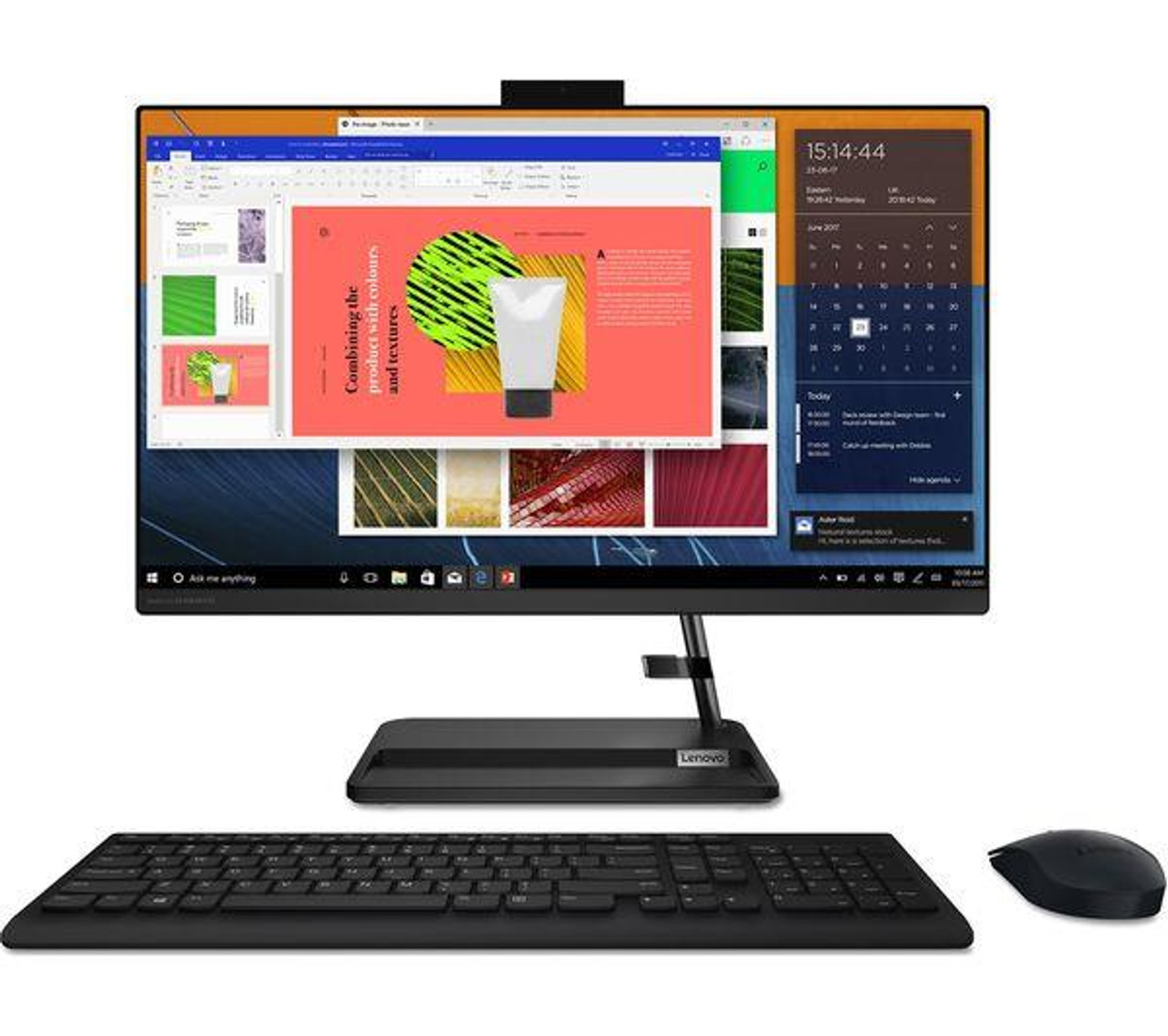 Lenovo Pc All In One Lenovo IdeaCentre 23.8" FHD All In One PC AMD Ryzen 3 5300U 4GB RAM 128GB SSD - TAB Retail