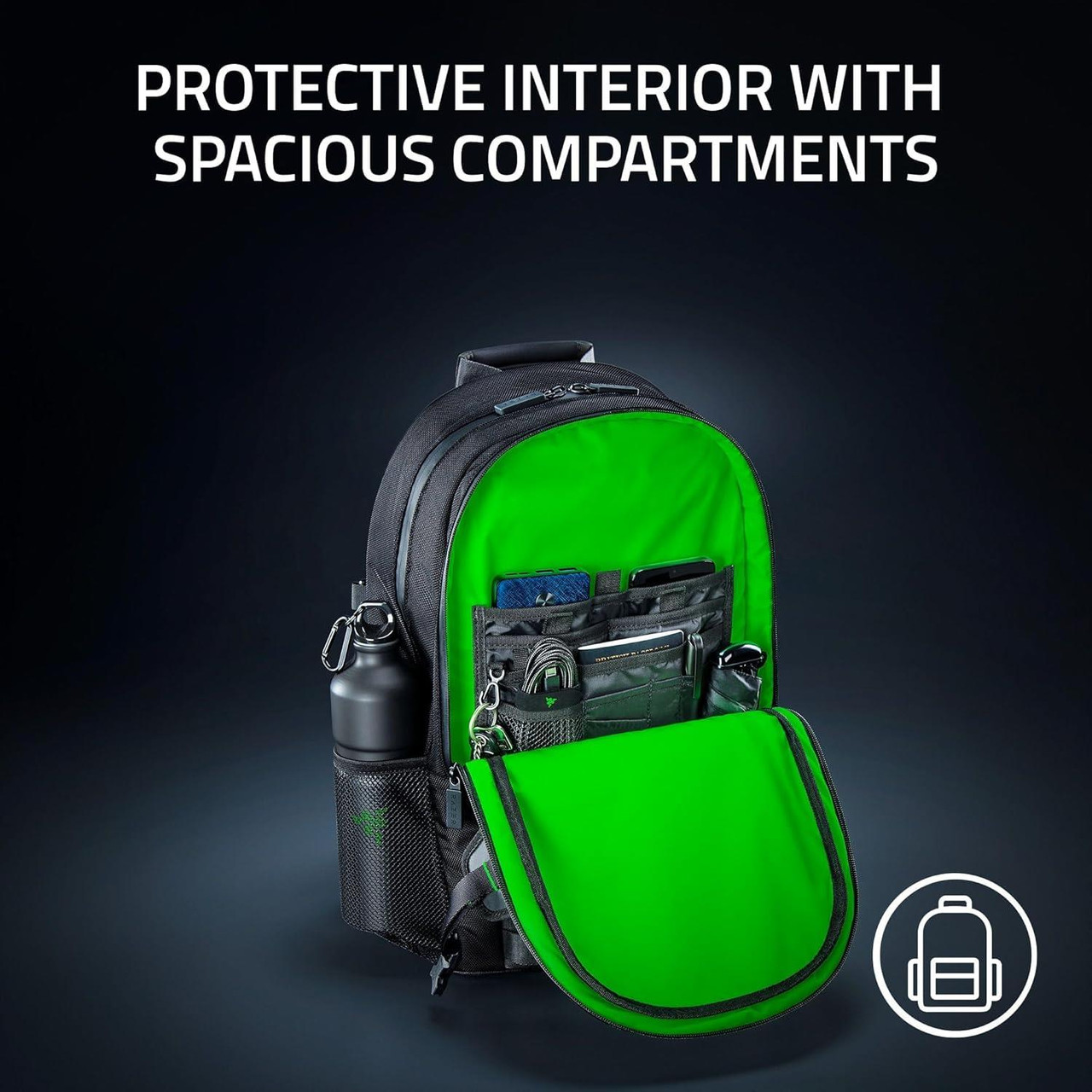 Razer Rogue V3 Chromatic Backpack up to 16