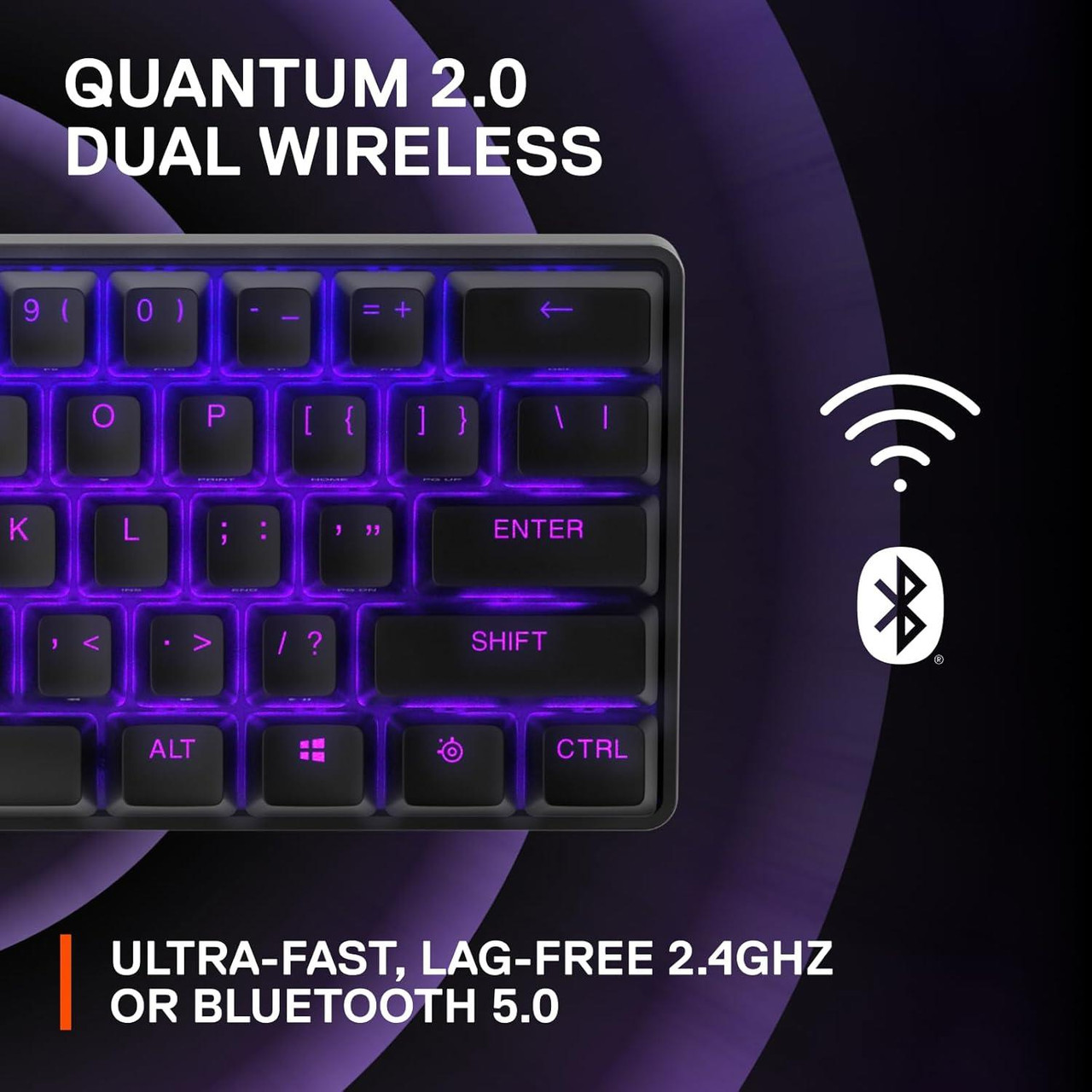 SteelSeries Apex Pro Mini Wireless HyperMagnetic Gaming Keyboard