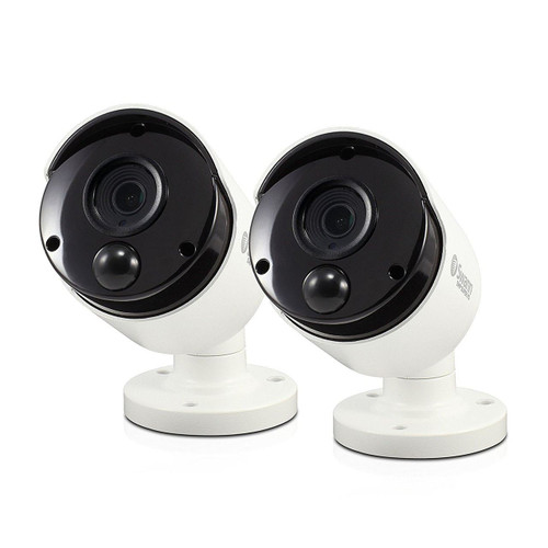 Swann Thermal Sensing PIR Security Cameras 5MP Super HD Bullet CCTV 2 Pack Swann Thermal Sensing PIR Security Cameras 5MP Super HD Bullet CCTV 2 Pack