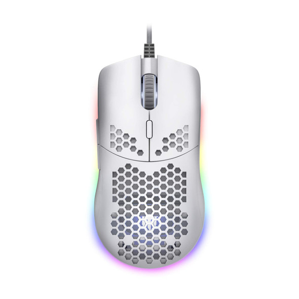 Tecware Exo Elite Lightweight 16000dpi RGB USB Gaming Mouse White