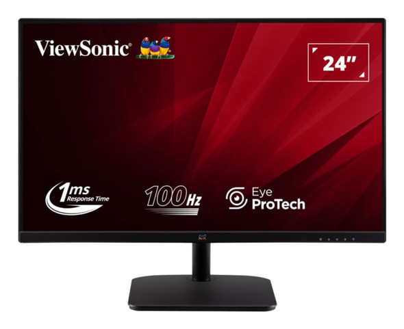 Viewsonic VA2432-H-2 24 Inch IPS Frameless Monitor, Full HD, LED, Widescreen, 100Hz, 1ms, VGA, HDMI, VESA