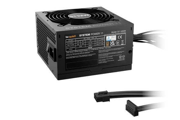 be quiet! System Power 11 650W is ATX 3.1 compliant and PCIe 5.1 compatible, 5-year manufacturer's warranty – image 2