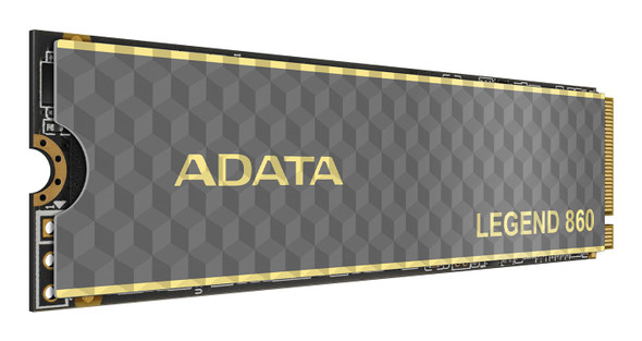 Adata Legend 860 (SLEG-860-500GCS) 500GB NVMe SSD, PCIe Gen4, M.2 Interface, 2280, Read 5000 MB/s, Write 3000 MB/s, Heatsink 5 Year Warranty