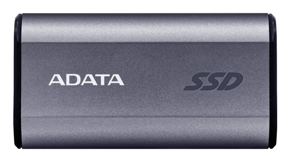 Adata SC750 (SC750-1000G-CCBK) 1TB USB-C Portable SSD USB 3.2 Gen 2 Up to 1000 MB/s Black Titanium Compatible with Windows, iOS, Android, PlayStation, XBox & Handheld Consoles