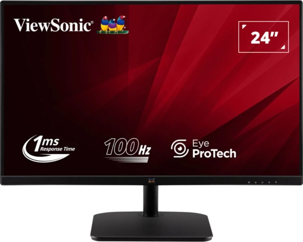 ViewSonic VA2432-MHD-3 24 Inch Full HD 100Hz IPS Monitor with DisplayPort, HDMI and VGA