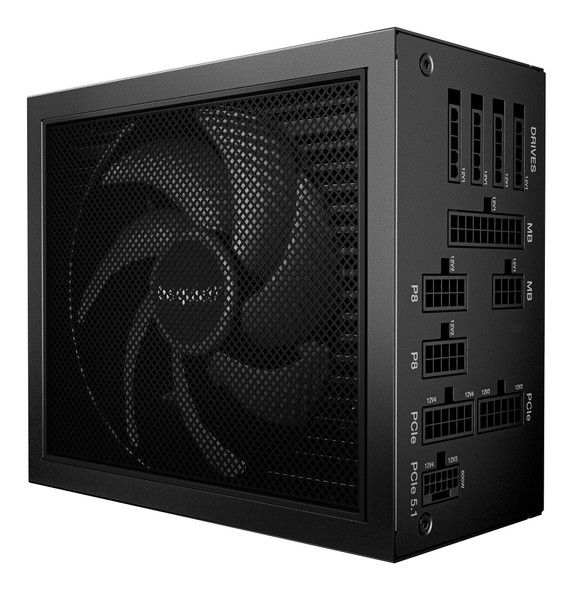 be quiet! DARK POWER 14, 850W, 80 PLUS certified and Cybenetics efficiency, ATX 3.1 compliant, PCIe 5.1 compatible, backed by a 10-year manufacturer's warranty.