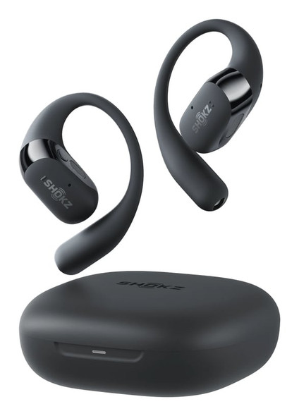 SHOKZ OpenFit 2 True Wireless Open Ear Earbuds Bluetooth Headphones Running Blac