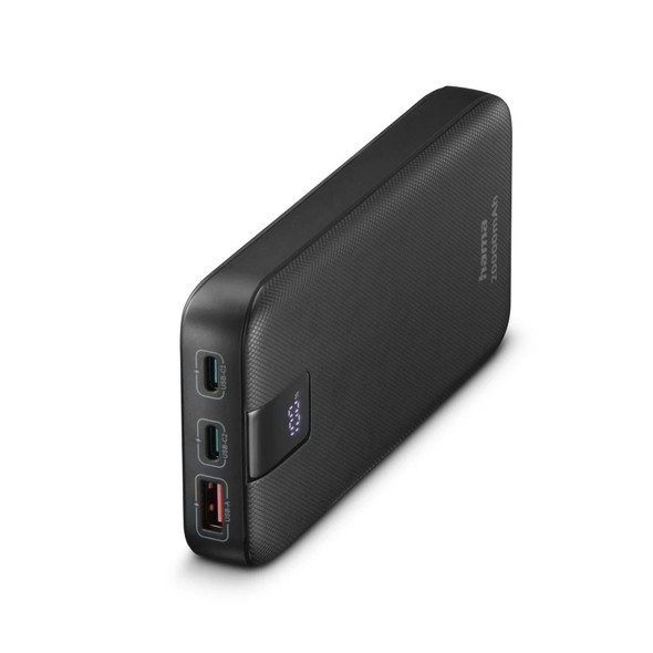 Hama 20000mAh Power Bank USB-C Fast Charger Power Delivery Quick Charge Portable