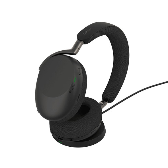 Jabra Evolve3 85 Headset Wired & Wireless Head-band Calls/Music USB Type-C Bluetooth Black – image 2