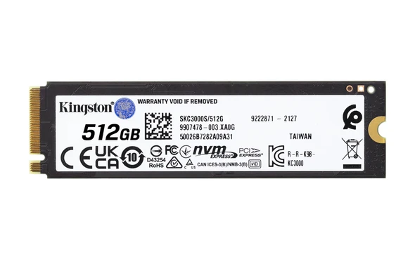 Kingston Technology 512G KC3000 M.2 2280 NVMe SSD – image 2