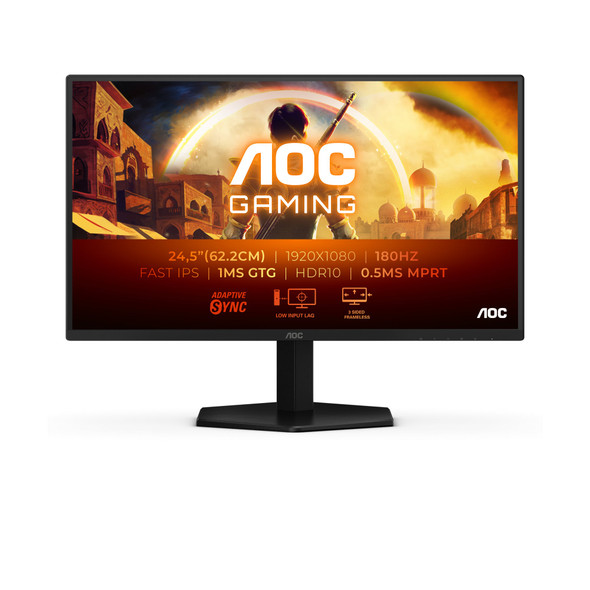 AOC G4 25G42E 24.5" Full HD Fast IPS 180Hz Monitor HDR