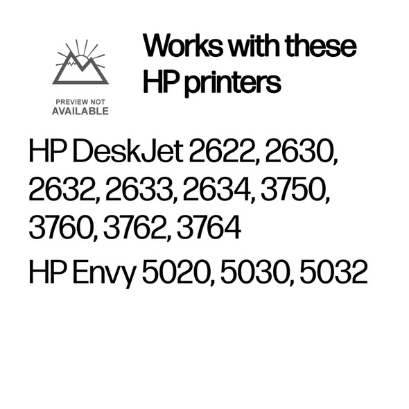 HP 304 Black Original Ink Cartridge Genuine for DeskJet 2600 3700 Envy 5000 – image 2