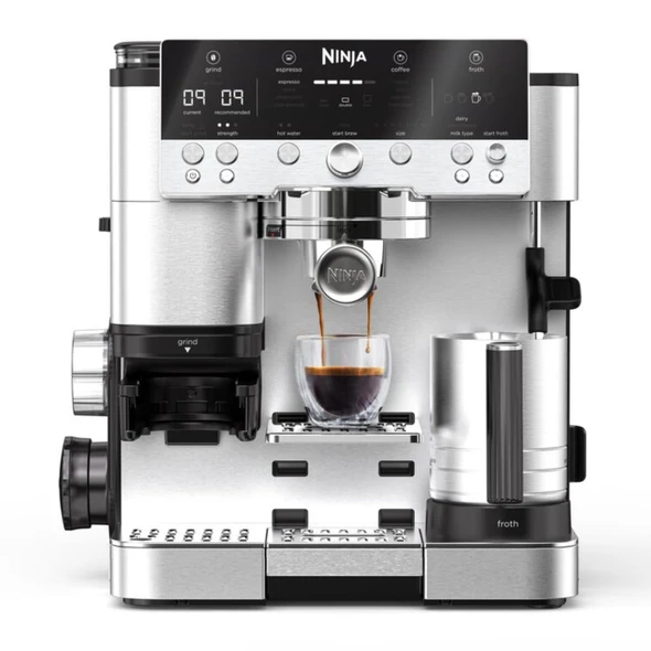 Ninja Luxe Cafe Premier Bean to Cup Espresso Coffee Machine Cold Brew 2L 9 Bar