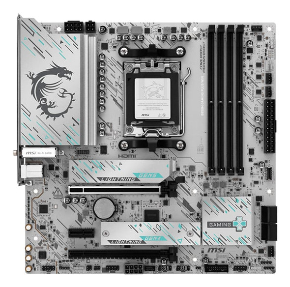 MSI B850M GAMING PLUS WIFI AM5 Micro-ATX Motherboard DDR5 PCIe 5.0 Wi-Fi 7 – image 2