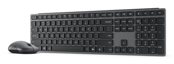 Lenovo 700 Wireless Keyboard and Mouse Combo Bluetooth 2.4GHz UK Layout Grey – image 2