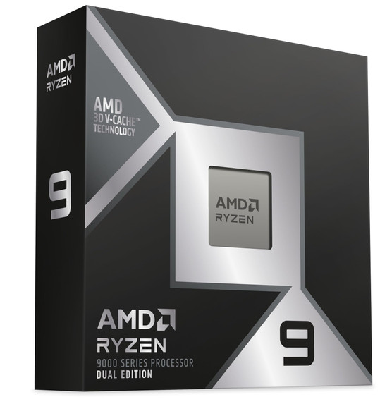 AMD Ryzen 9 9950X3D2 Dual Edition AM5 16 Core 5.6GHz 192MB Cache Gaming CPU Box