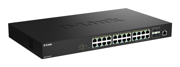 D-Link DMS-1250 24-Port 2.5G PoE Smart Managed Switch with 4 10G SFP+ - DMS-1250-28P/B – image 2