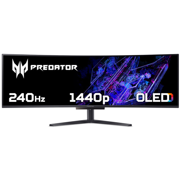 Acer Predator X49X Curved Gaming Monitor 49" Dual QHD 240Hz OLED - UM.SXXEE.X02