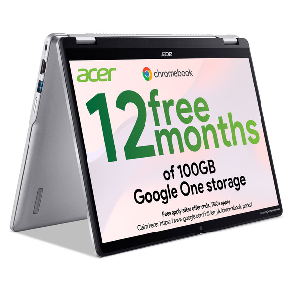 Acer Chromebook Spin 314 14" Touchscreen 2-in-1 Chromebook Intel N100 4GB 64GB - NX.KYHEK.006