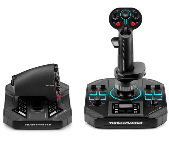 Thrustmaster Sol-R 4 HOTAS PC Joystick and Throttle, Wired USB, 3 Axes - 2960945
