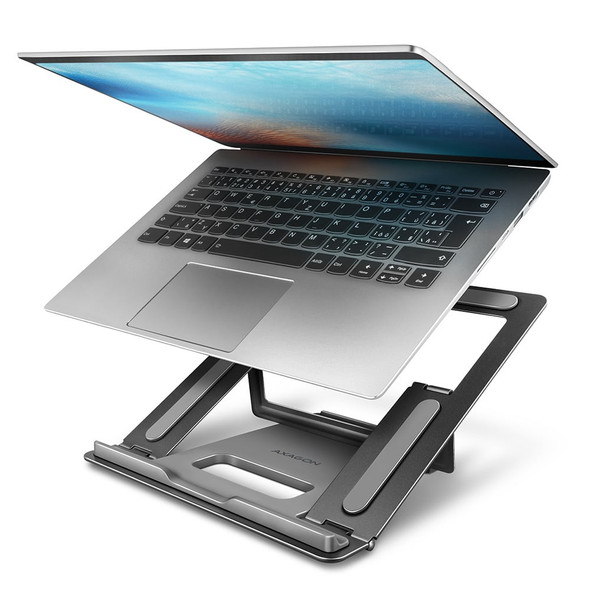 AXAGON Aluminium Laptop and Tablet Stand, 10"-17.3", Height Adjustable - STND-L – image 2