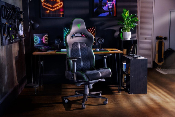 Razer Enki Gaming Chair, Synthetic Leather, 21" Seat, 152-Degree Recline - RZ38-03720300-R3G1 – image 2