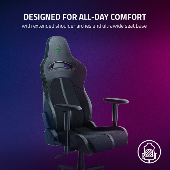 Razer Enki X Gaming Chair 136kg Capacity 152-Degree Recline Synthetic Leather - RZ38-03880100-R3G1 – image 2