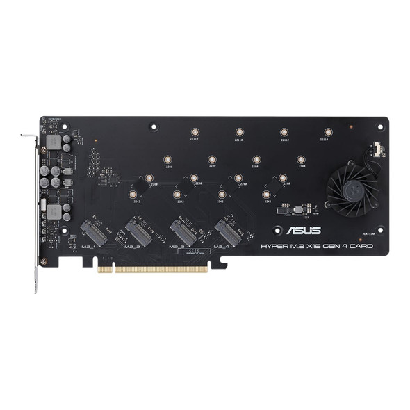 ASUS Hyper M.2 x16 Gen 4 PCIe Expansion Card 4 M.2 Slots - 90MC08A0-M0EAY0 – image 2