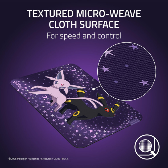 Razer Gigantus V2 Espeon & Umbreon Edition Gaming Mouse Mat Medium 14.17" x 10.83" - RZ02-03334800-RUEA – image 2