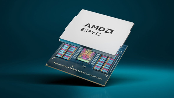 AMD EPYC 9555 Server Processor 64 Cores 3.2 GHz Socket SP5 - 100-000001142 - Tray (CPU Only, No Box or Cooler)