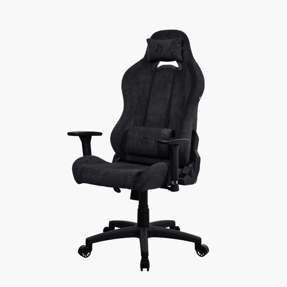 Arozzi Torretta SoftFabric Ergonomic Gaming Chair, 120kg Capacity, 3D Armrests - TORRETTA-SFB-PBK