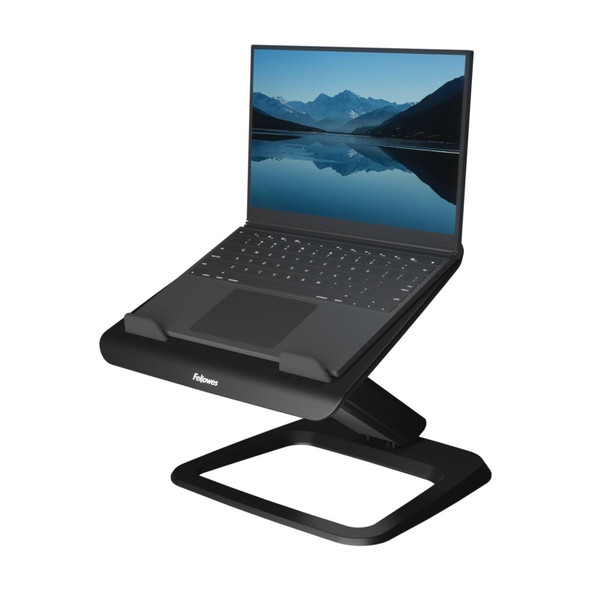 Fellowes Hana LT Ergonomic Laptop Stand Desk Riser Adjustable Up to 19" - Black