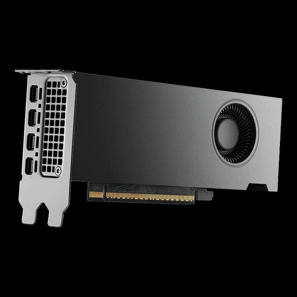 PNY NVIDIA RTX PRO 4000 SFF Blackwell 24GB Professional Graphics Card, 8960 CUDA Cores, 280 Tensor, 70 RT, Single Fan, 4x DisplayPort - OEM
