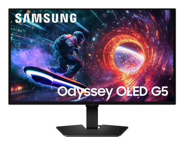 Samsung Odyssey OLED G5 27" QHD 180Hz 0.03ms Gaming Monitor Flat 1440p HDMI DP