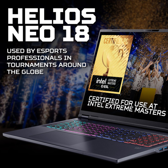 Acer Predator Helios Neo 18 Gaming Laptop, Core Ultra 9 275HX, 16GB, 1TB, 18" - NH.QVLEK.006 – image 2