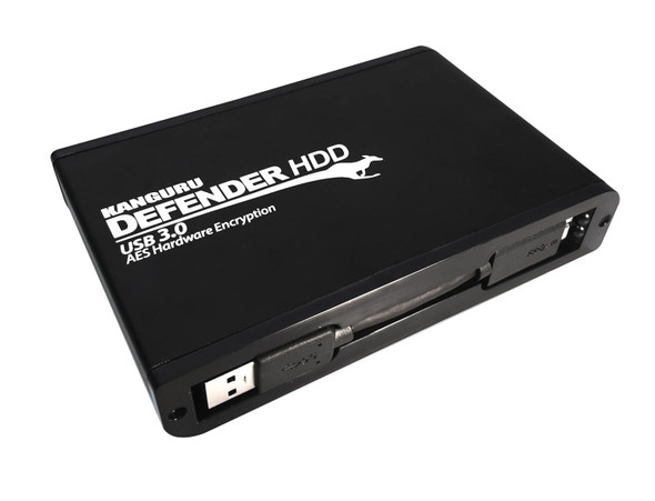 Kanguru Defender HDD35 5TB Encrypted External Hard Drive USB 3.0 - KDH3B-35-5T