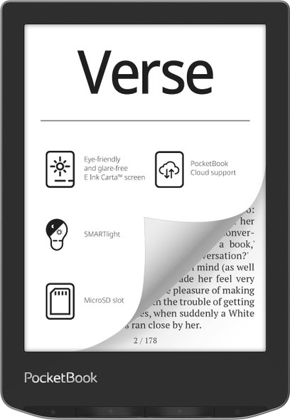 PocketBook Verse 6" E-Reader 8GB Wi-Fi Touchscreen - PB629-M-WW