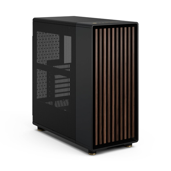 Fractal Design North Charcoal Black Mesh ATX Mid-Tower PC Gaming Case Walnut – image 2